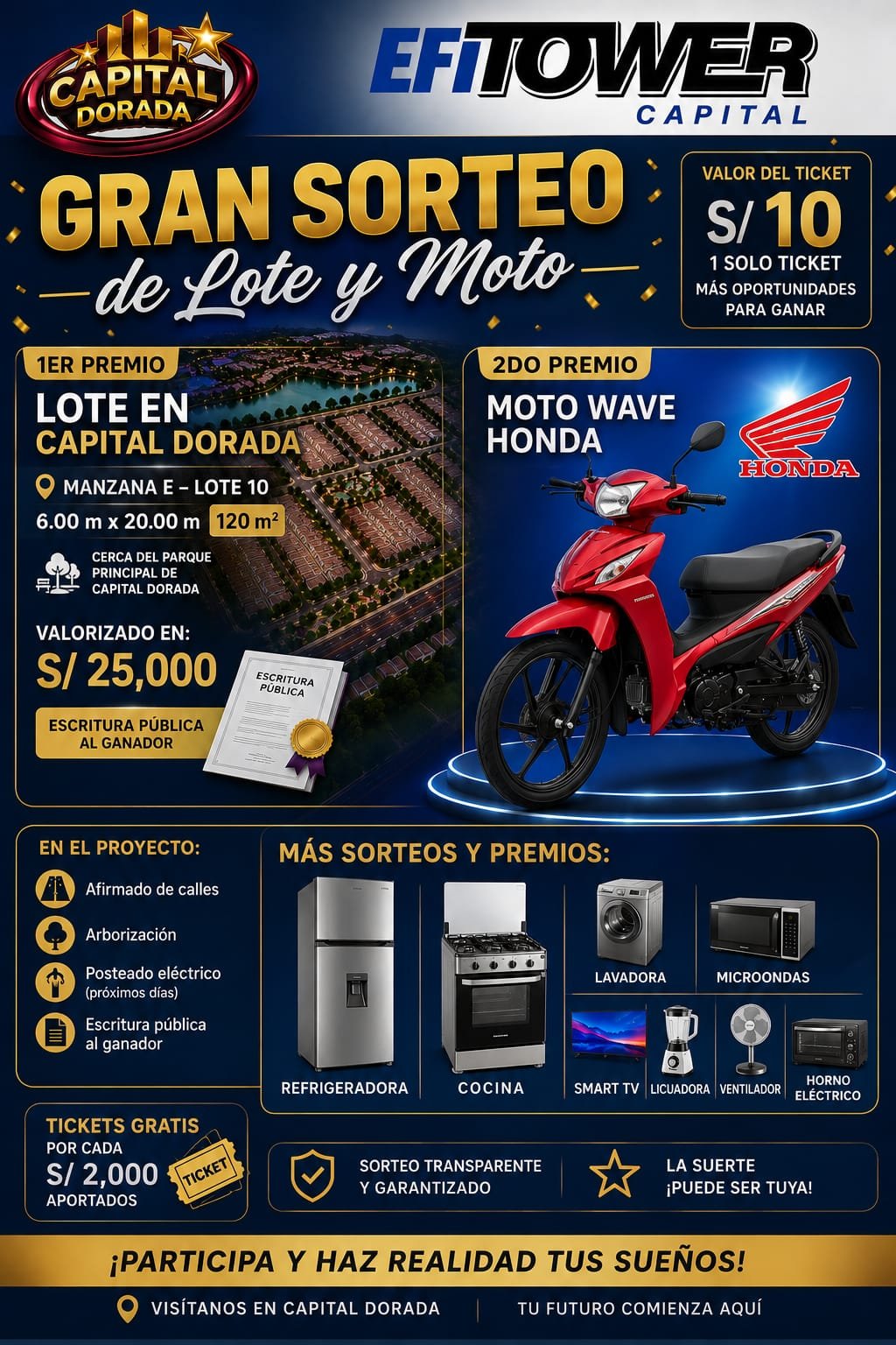 Gran Sorteo EFITOWER CAPITAL